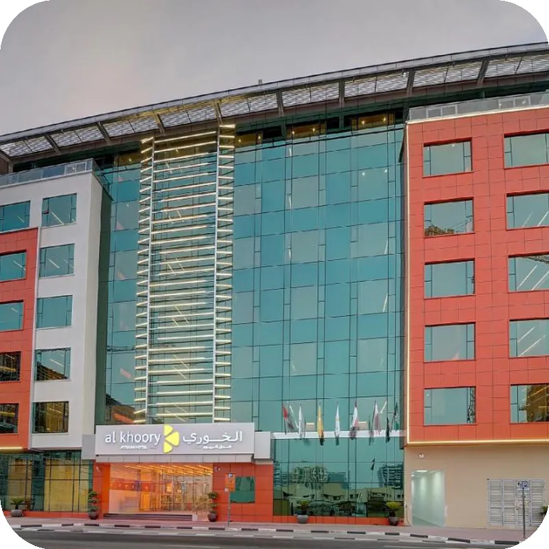 Al Khoory Atrium hotel view