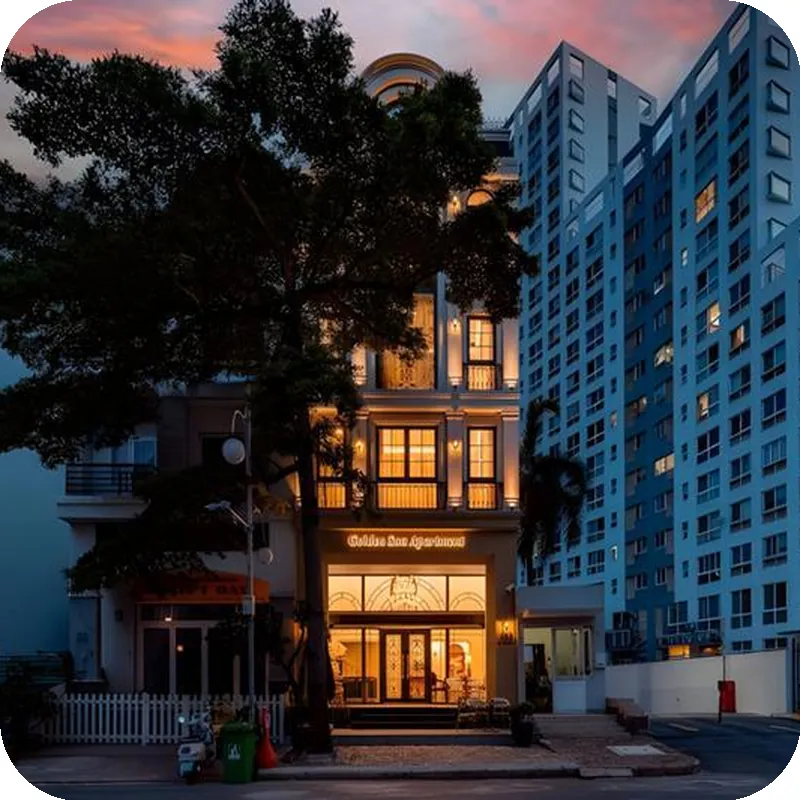 Golden Sun Apartment & Hotel hotel view