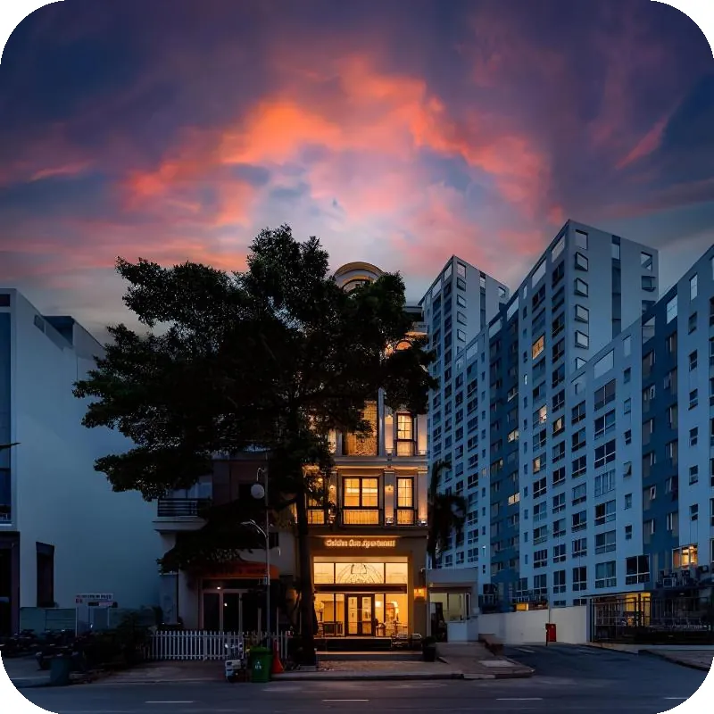 Golden Sun Apartment & Hotel hotel view